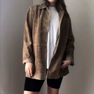 Vintage Bernardo Suede Coat Jacket